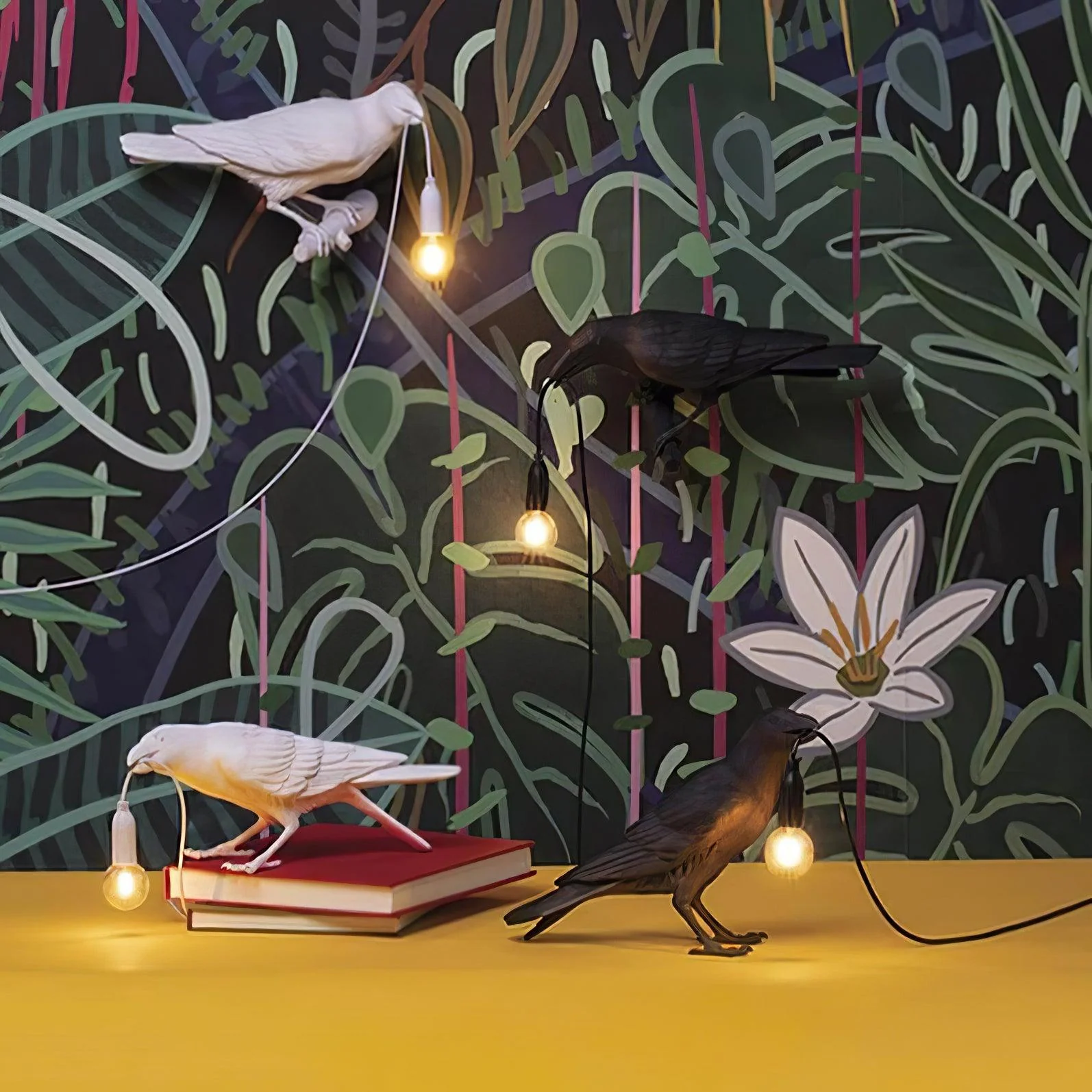 Raven Resin Table Lamp - Image 27