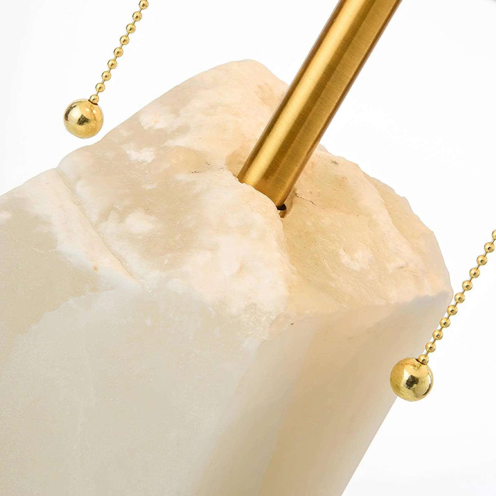 Raw Alabaster Table Lamp - Image 11