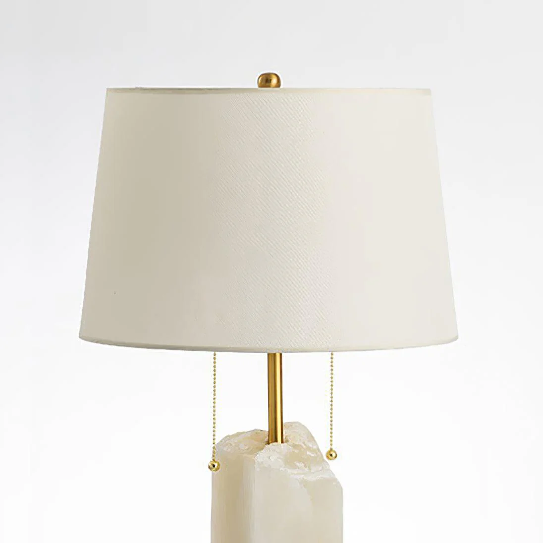 Raw Alabaster Table Lamp - Image 16