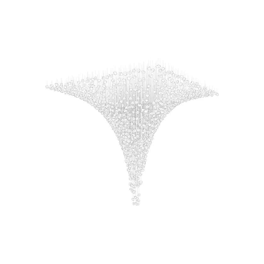 Raw Crystal Customize Chandelier - Image 69