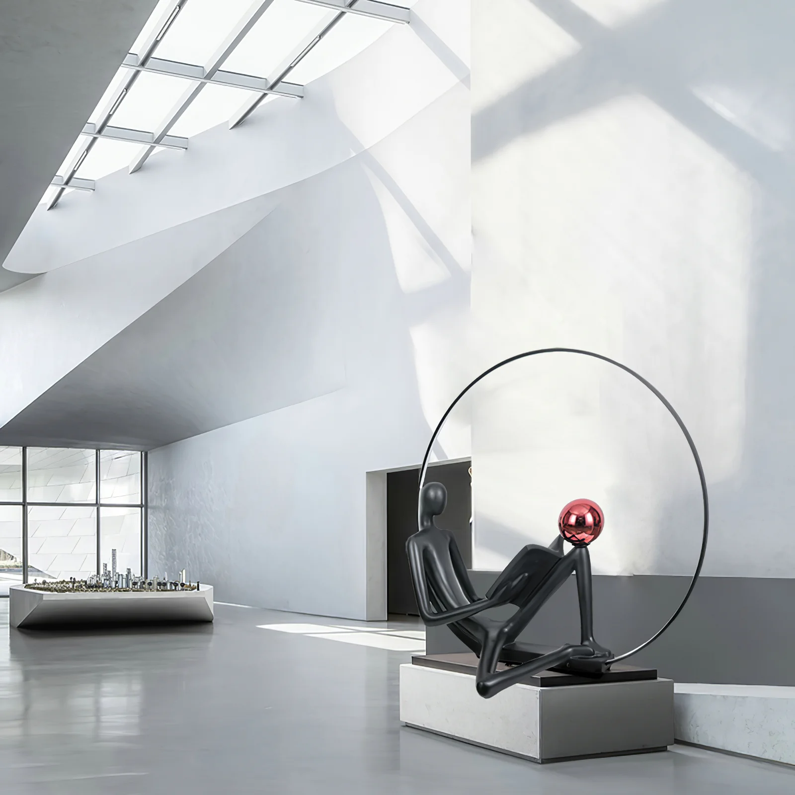 Reader Sculpture Floor Lamp - Image 18