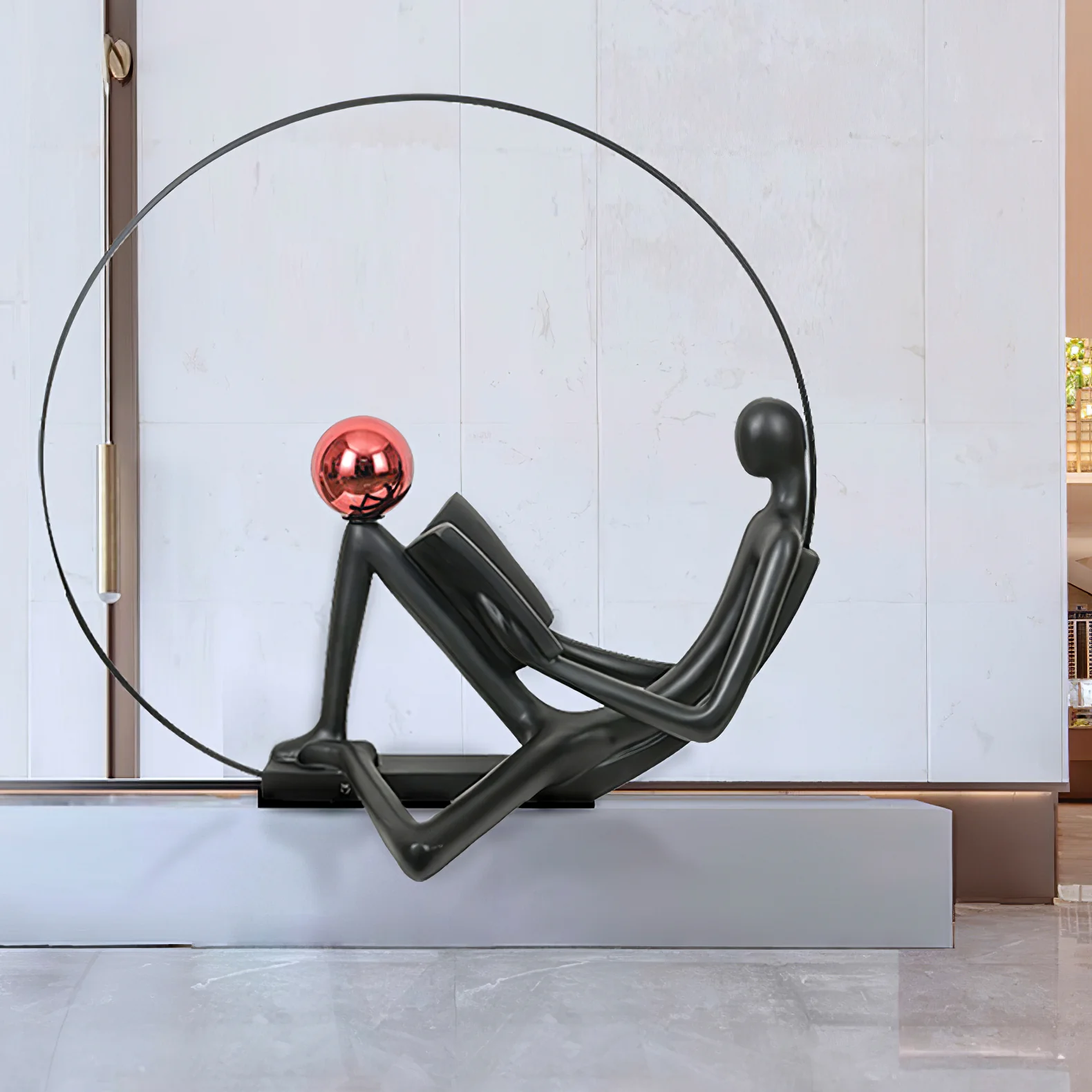 Reader Sculpture Floor Lamp - Image 28