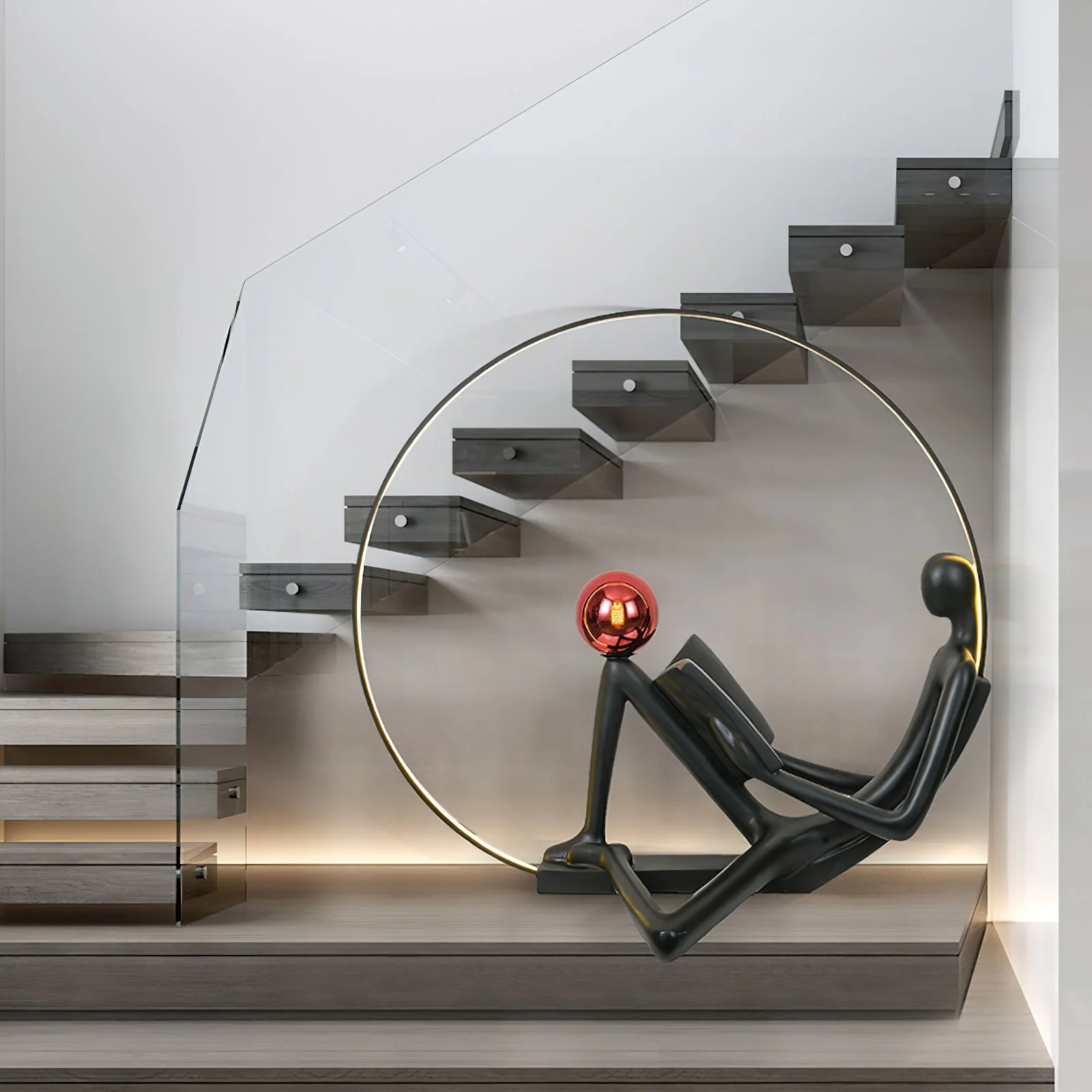 Reader Sculpture Floor Lamp - Image 29