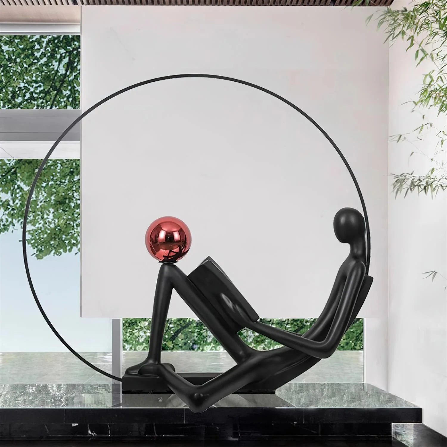 Reader Sculpture Floor Lamp - Image 35