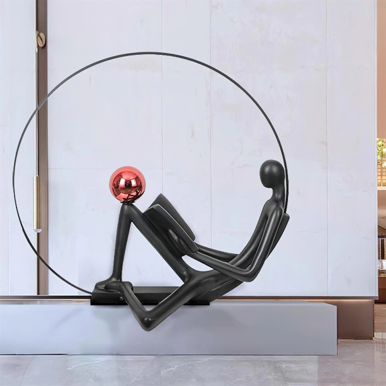Reader Sculpture Floor Lamp - Image 37
