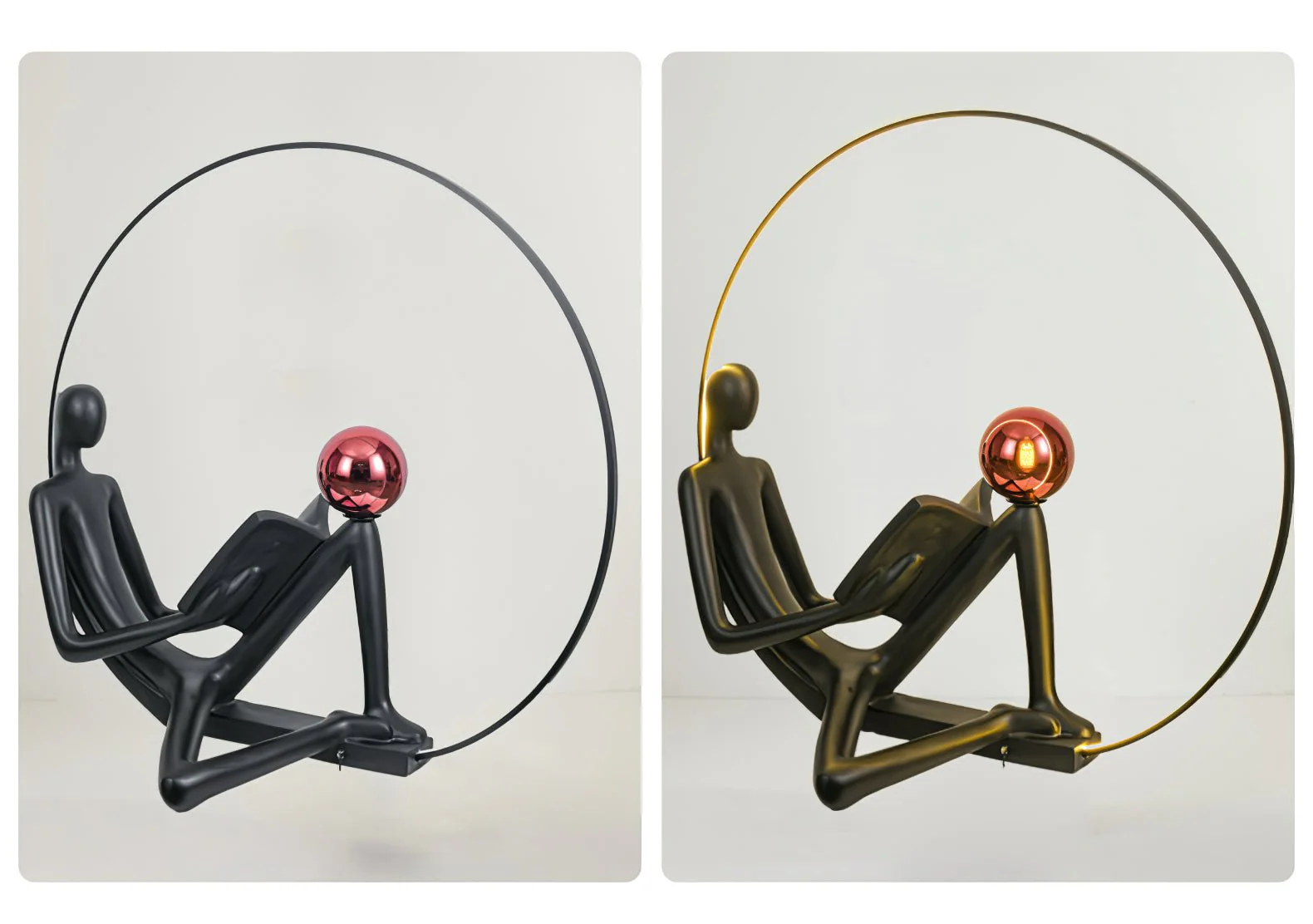 Reader Sculpture Floor Lamp - Image 8