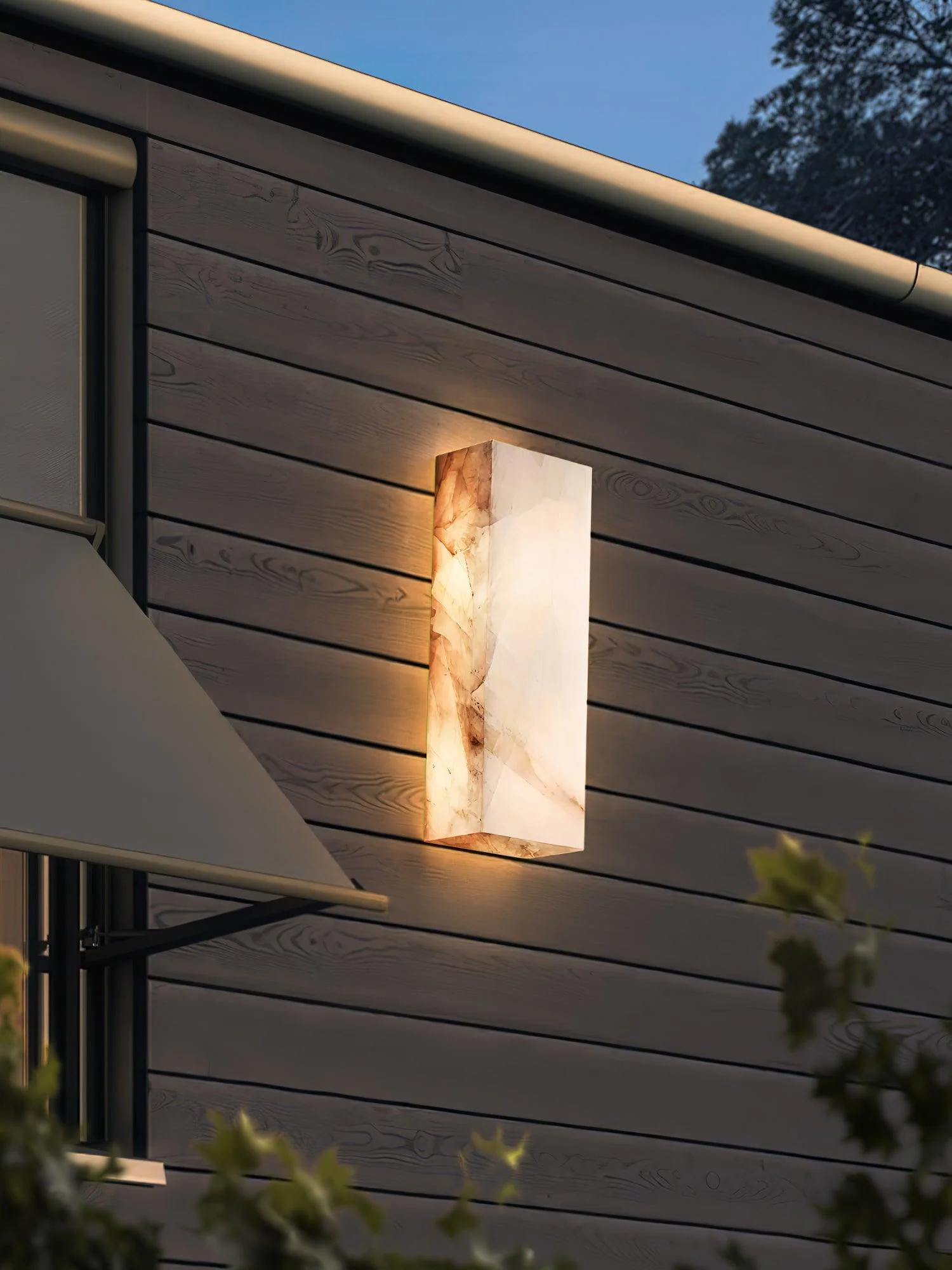 Rectangular Alabaster Wall Sconce - Image 22