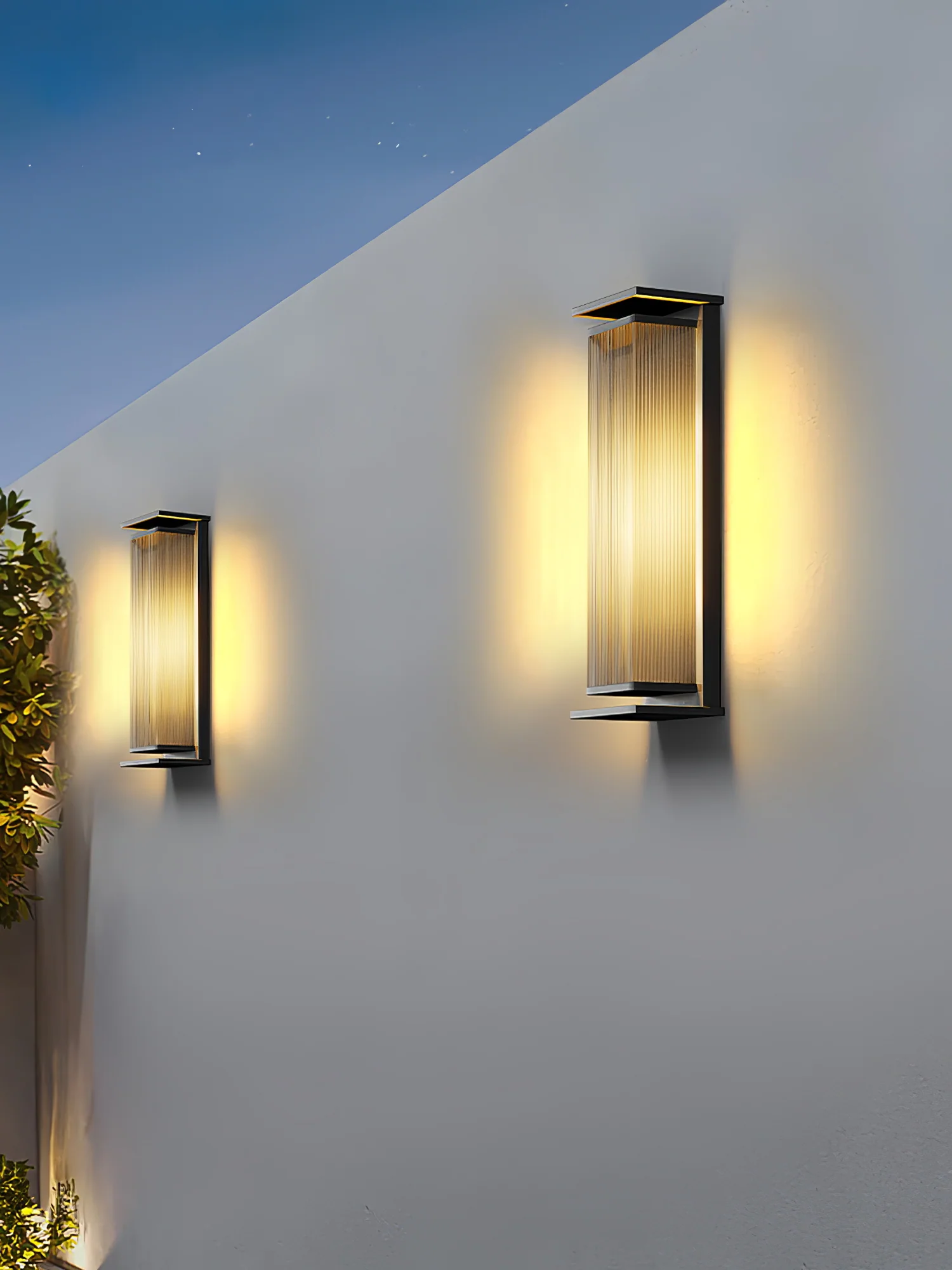 Rectangular Box Outdoor Wall Lamp - Image 10