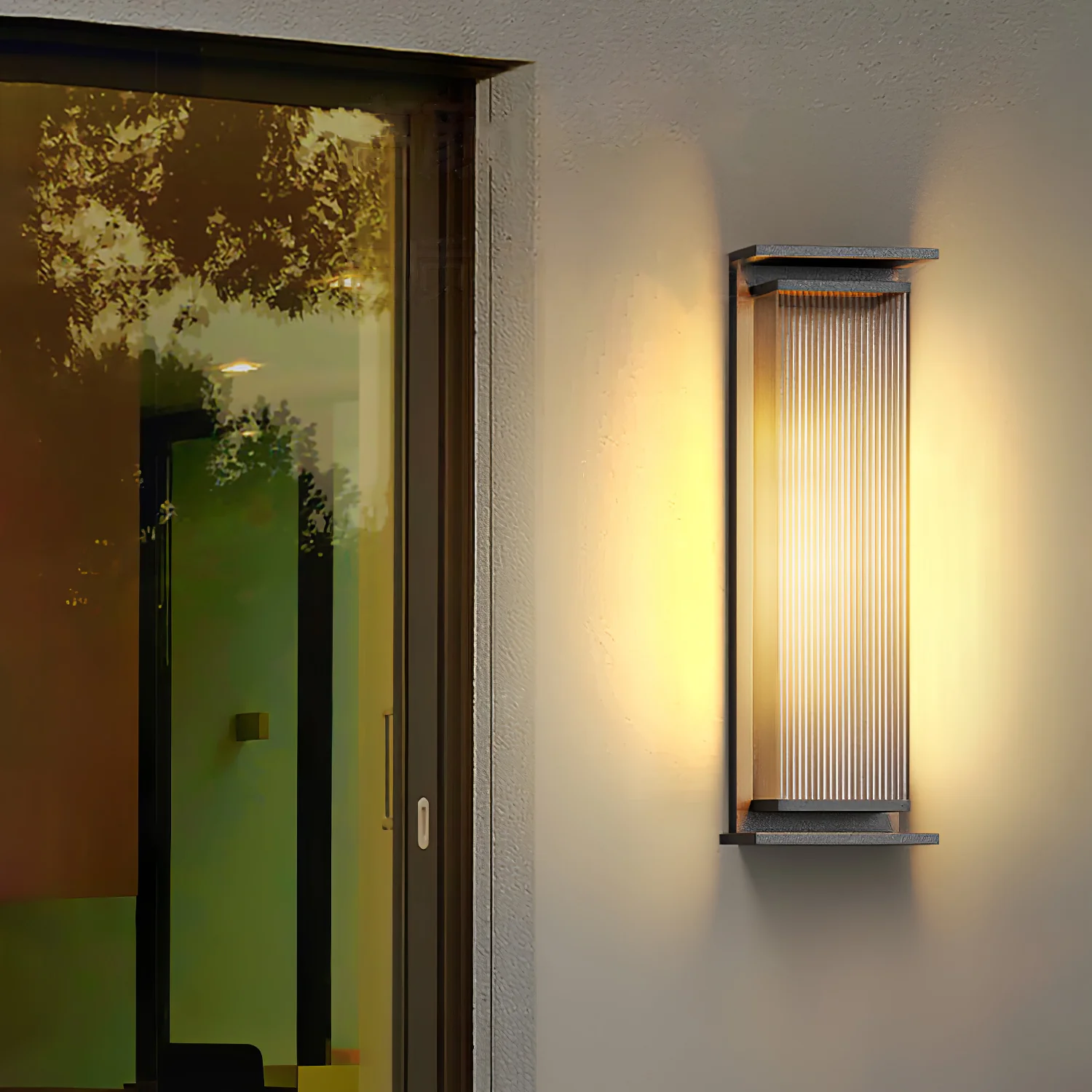 Rectangular Box Outdoor Wall Lamp - Image 11