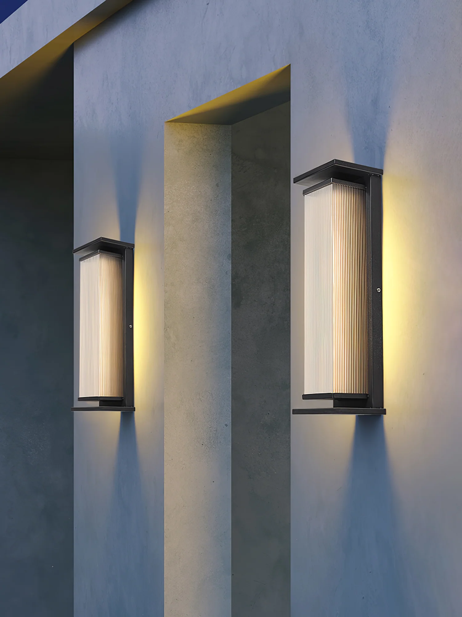 Rectangular Box Outdoor Wall Lamp - Image 12