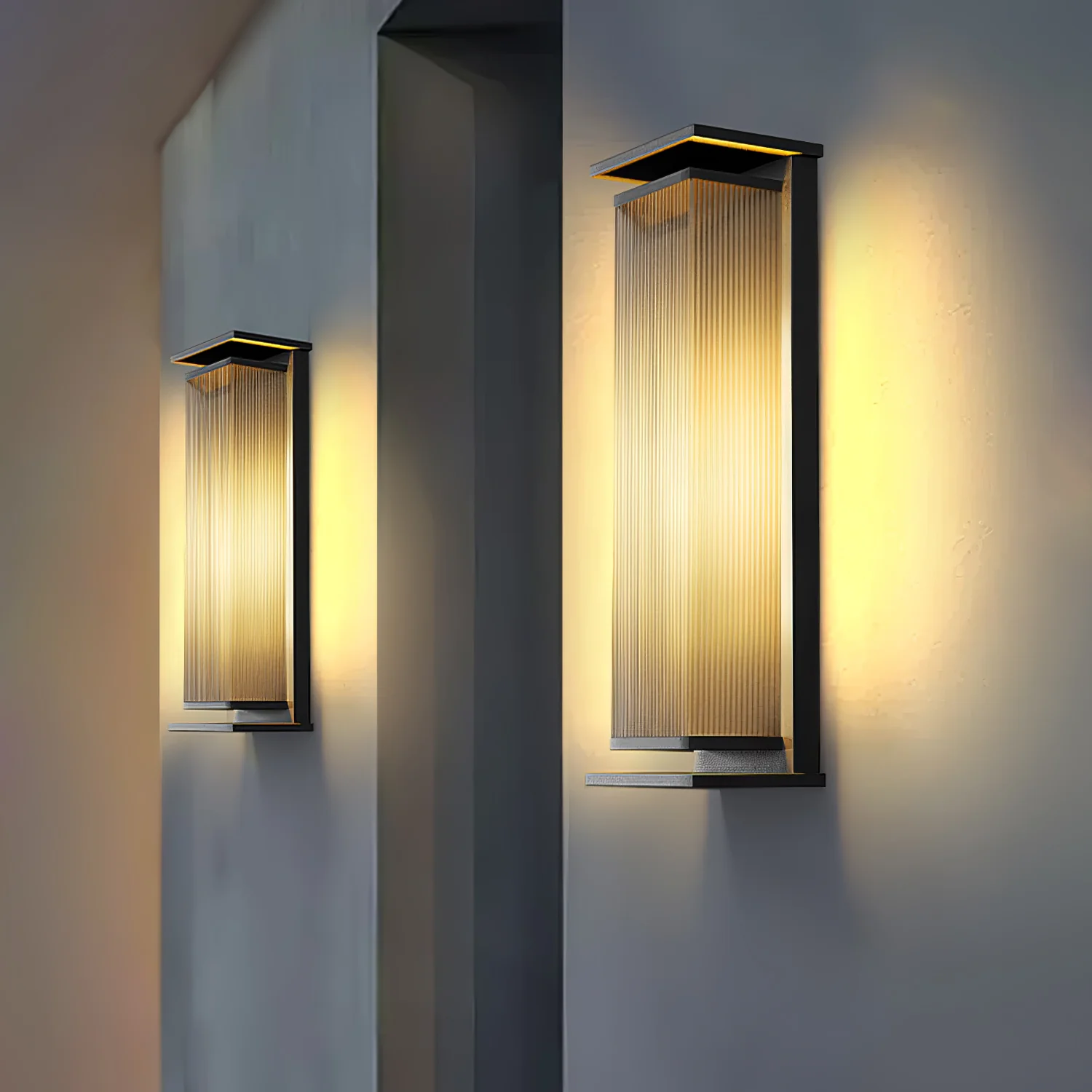 Rectangular Box Outdoor Wall Lamp - Image 19
