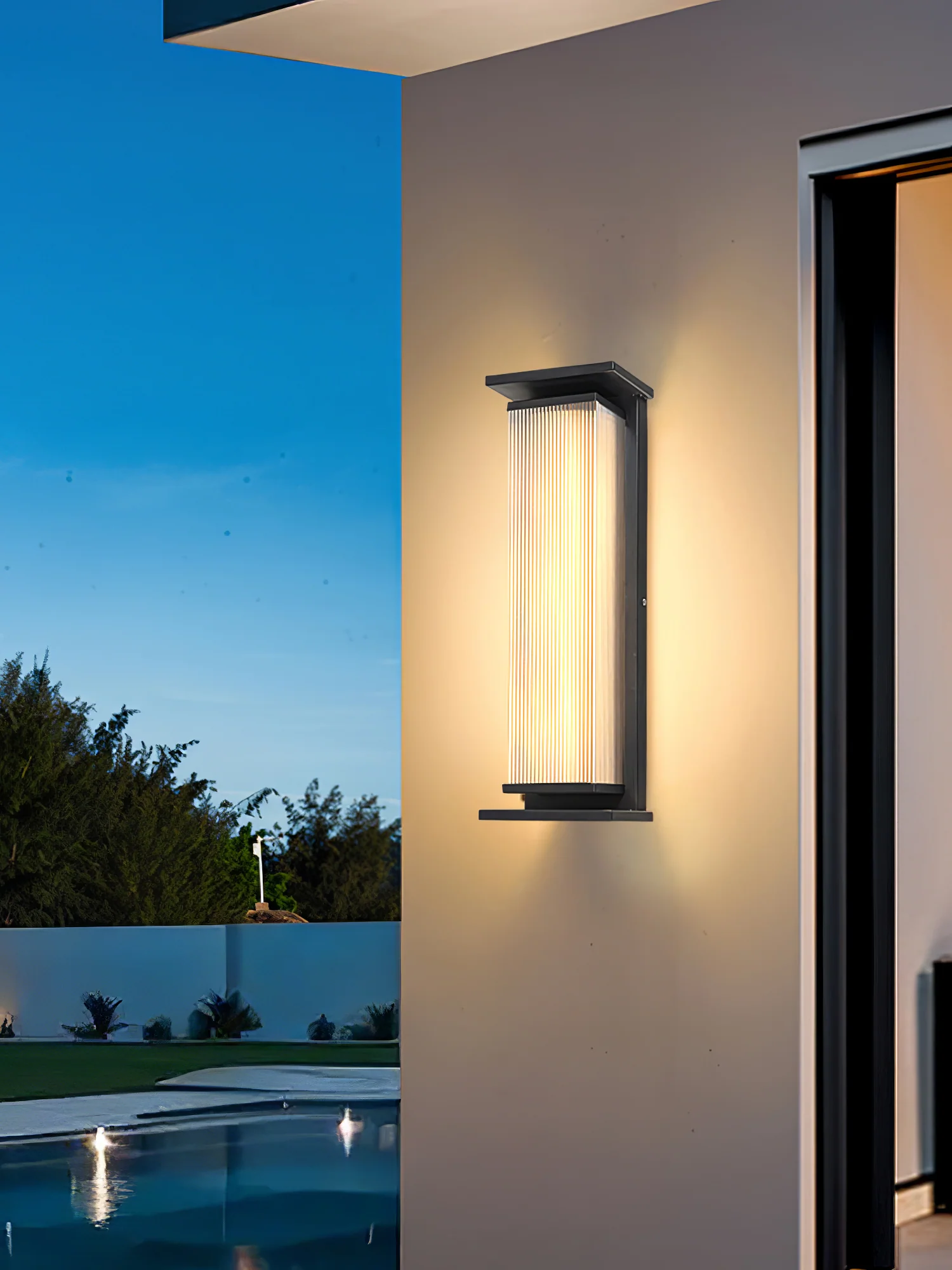 Rectangular Box Outdoor Wall Lamp - Image 23