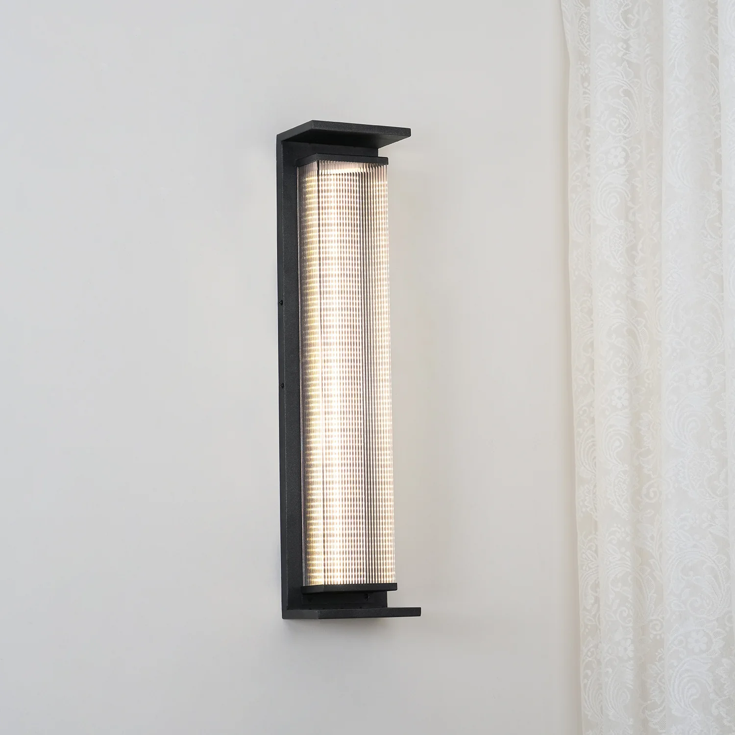 Rectangular Box Outdoor Wall Lamp - Image 7