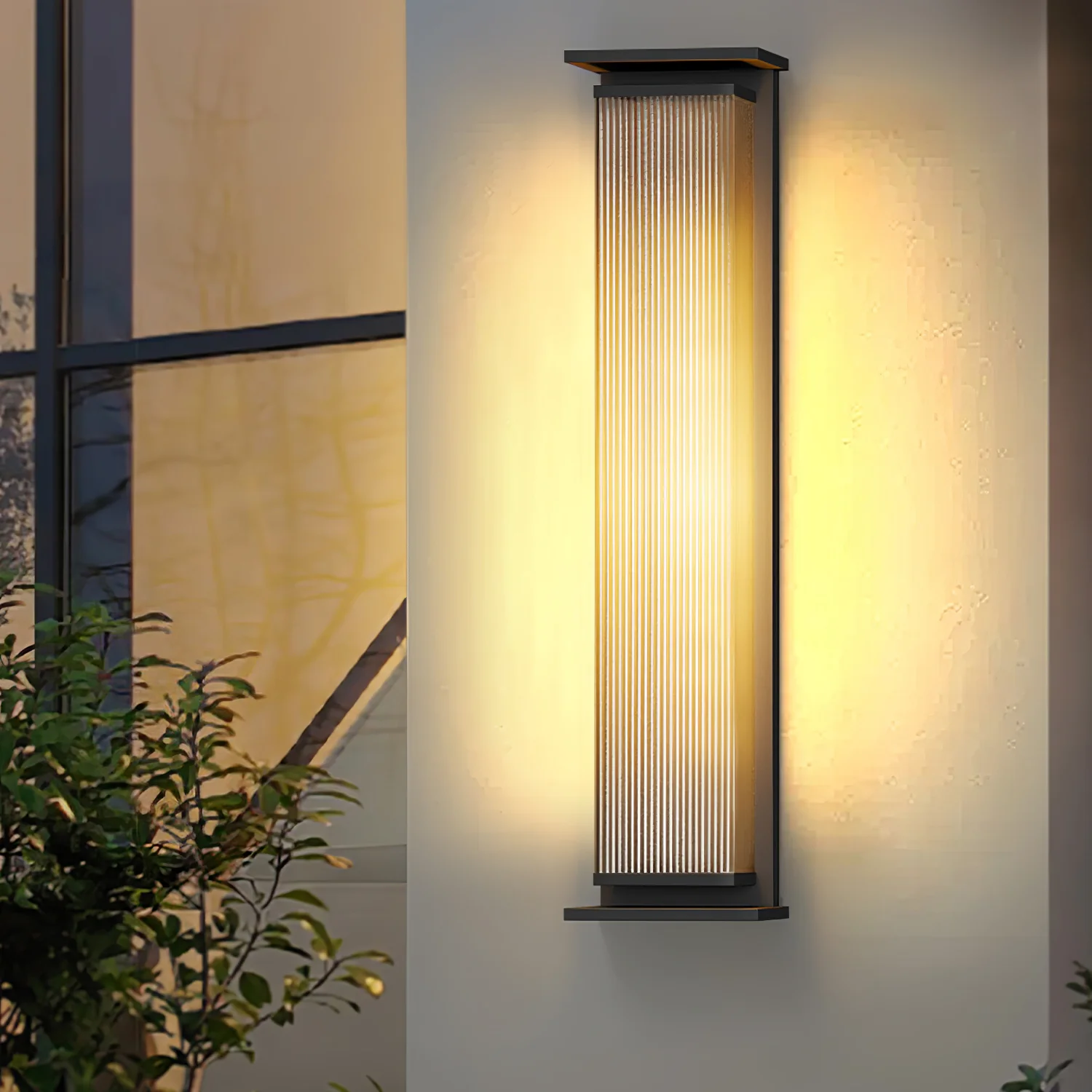 Rectangular Box Outdoor Wall Lamp - Image 9
