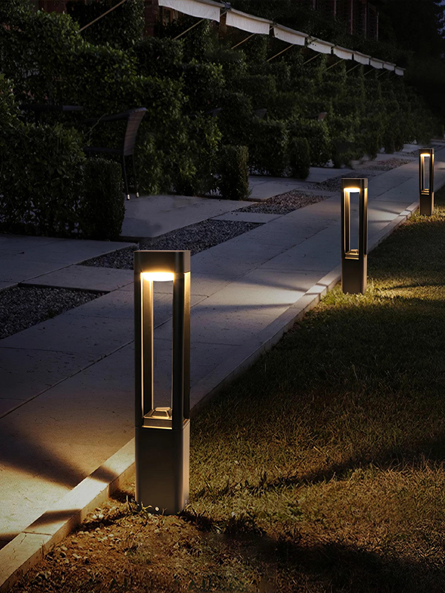 Rectangular Column Garden Outdoor Light - Image 14