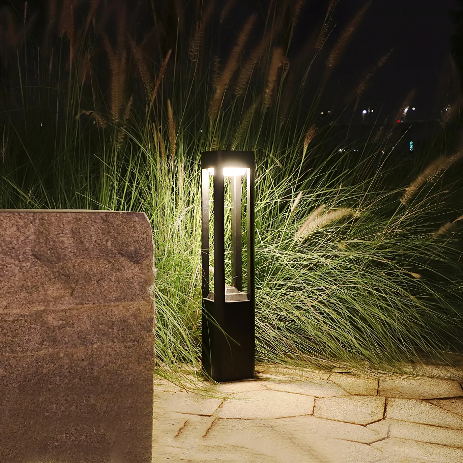 Rectangular Column Garden Outdoor Light - Image 3