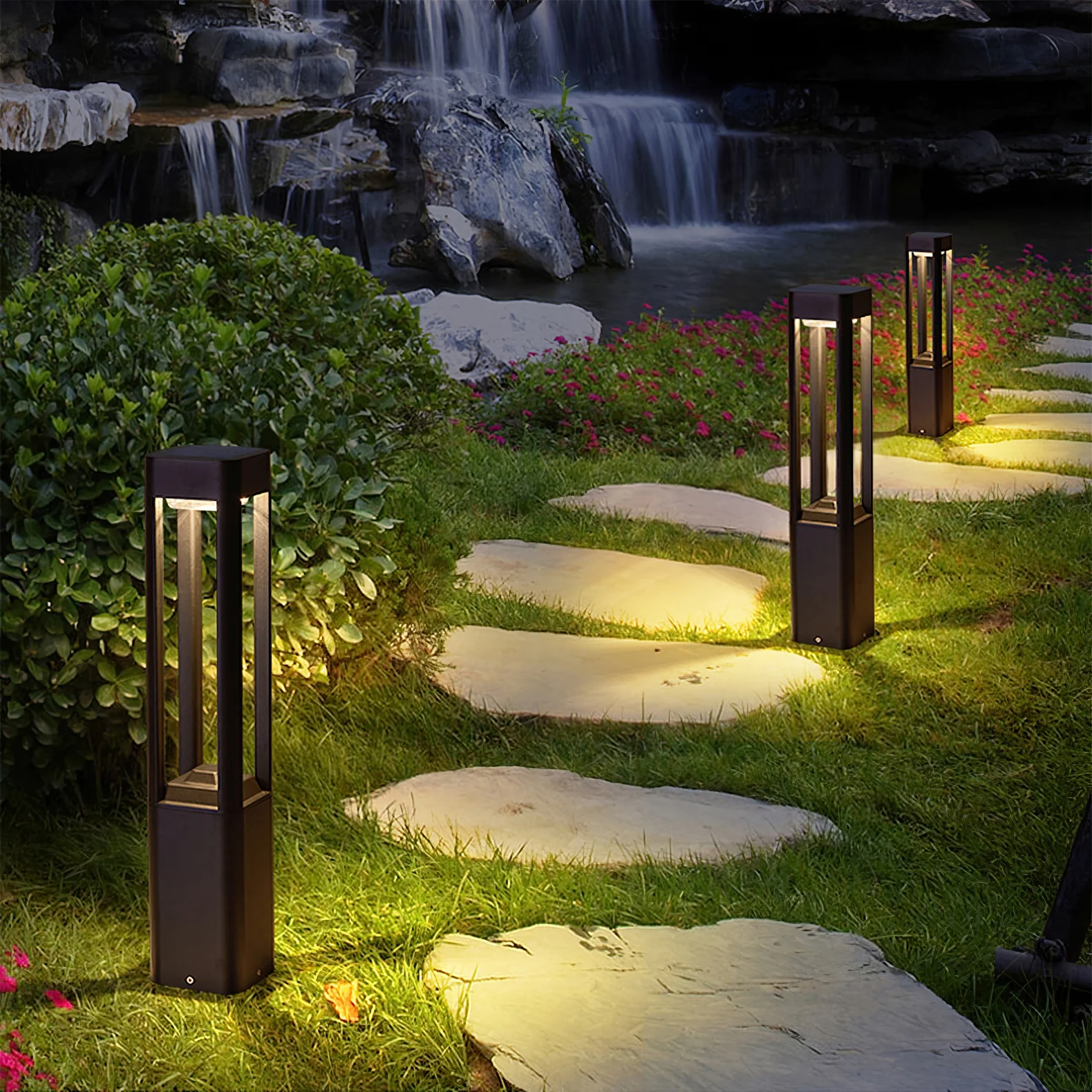 Rectangular Column Garden Outdoor Light - Image 4