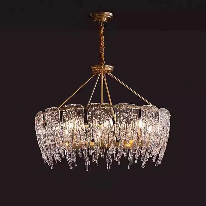Rectangular Icicle Glass Chandelier - Image 29