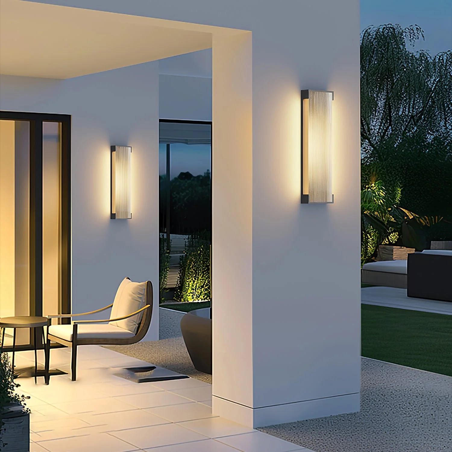 Rectangular Outdoor Wall Light - Image 8