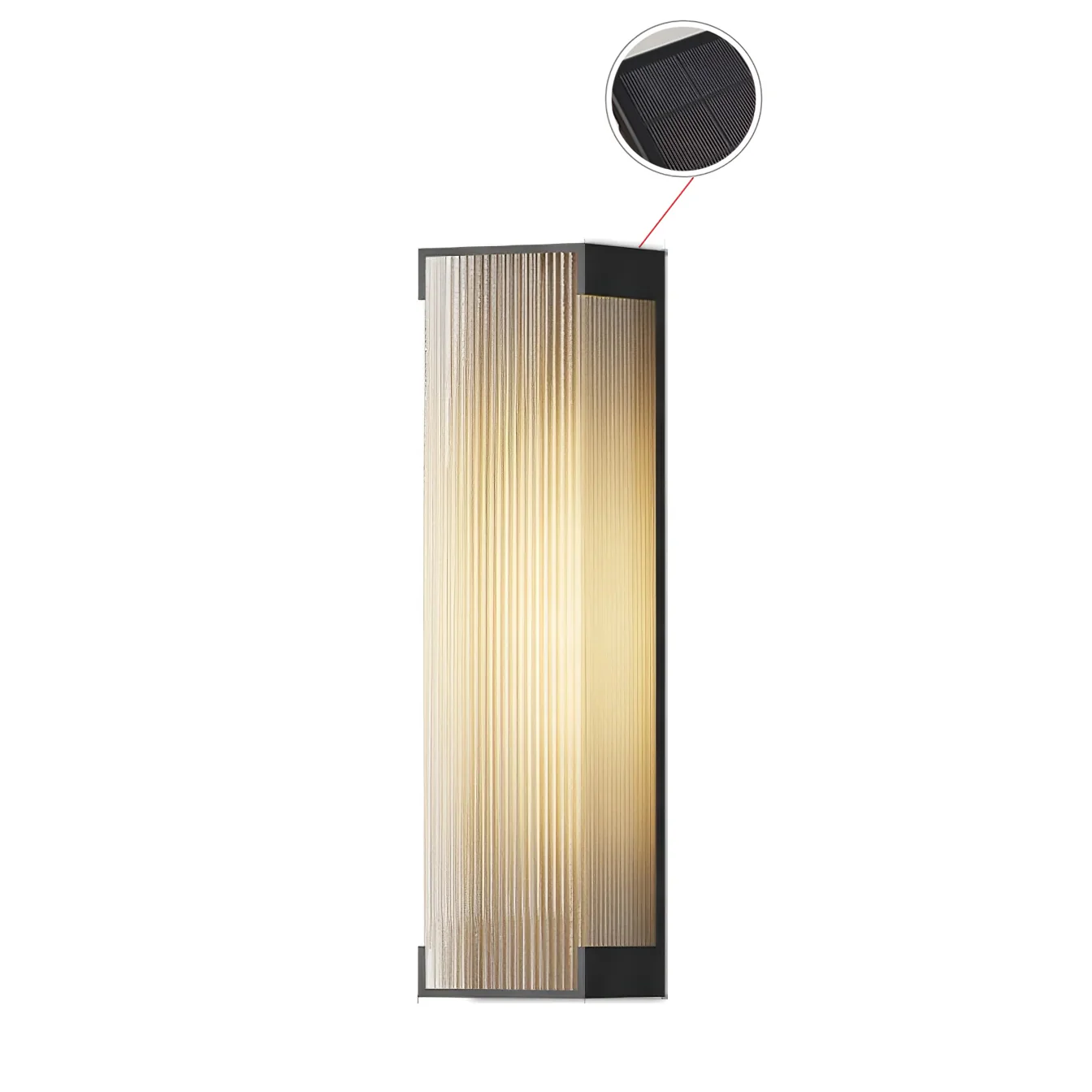 Rectangular Solar Outdoor Wall Light - Image 41