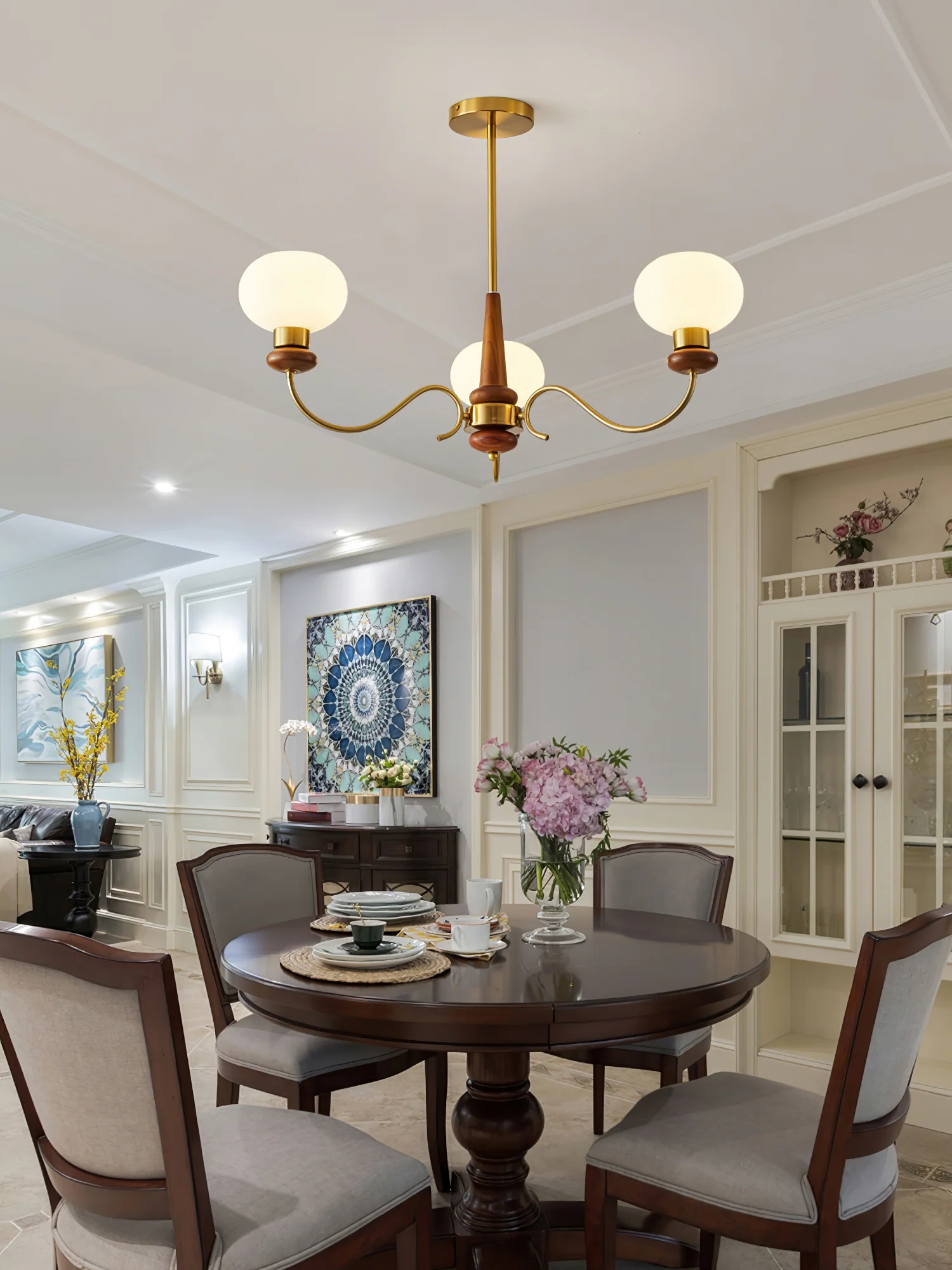 Regency Globe Chandelier - Image 12