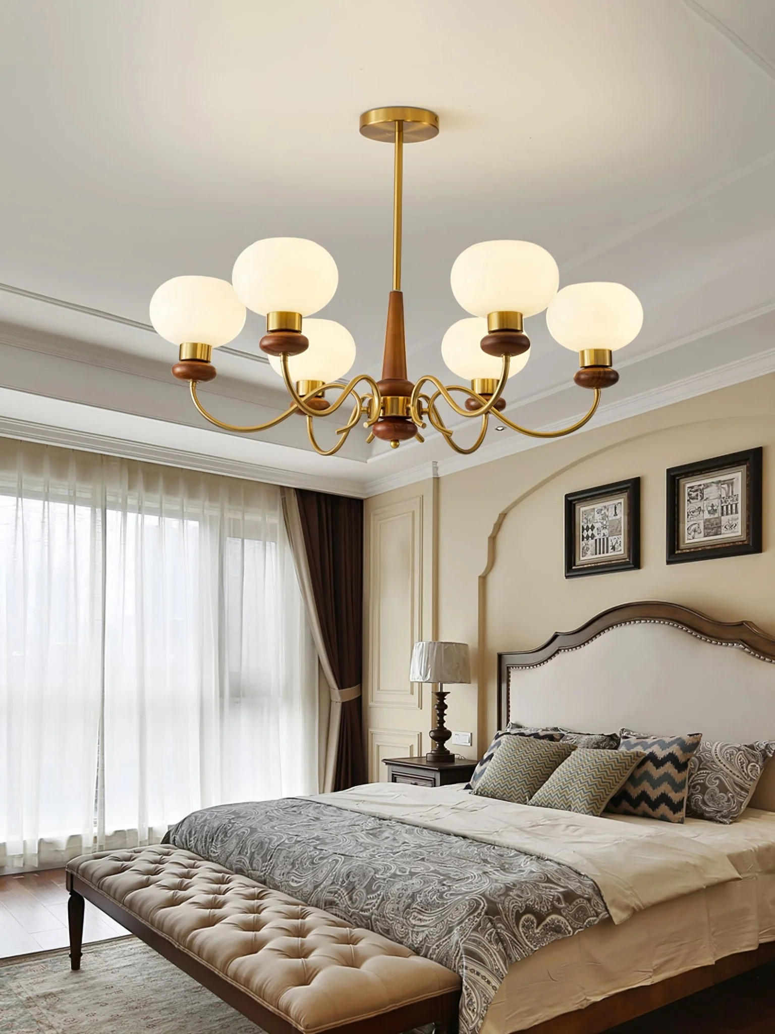Regency Globe Chandelier - Image 3