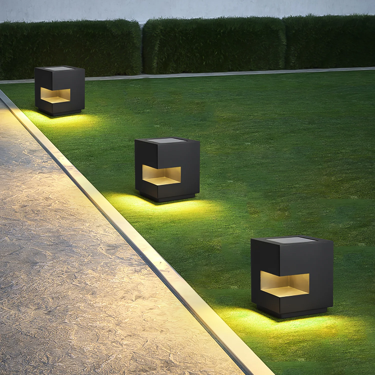 Regular Cube Post Outdoor Light - Image 30