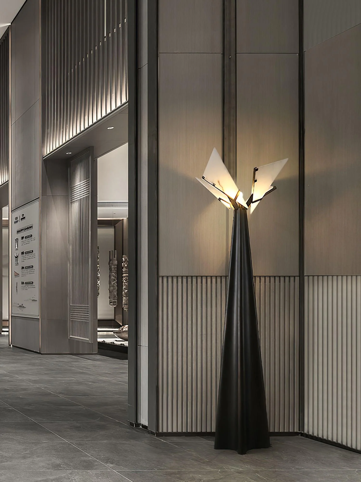 Religieuse Alabaster Floor Lamp - Image 9