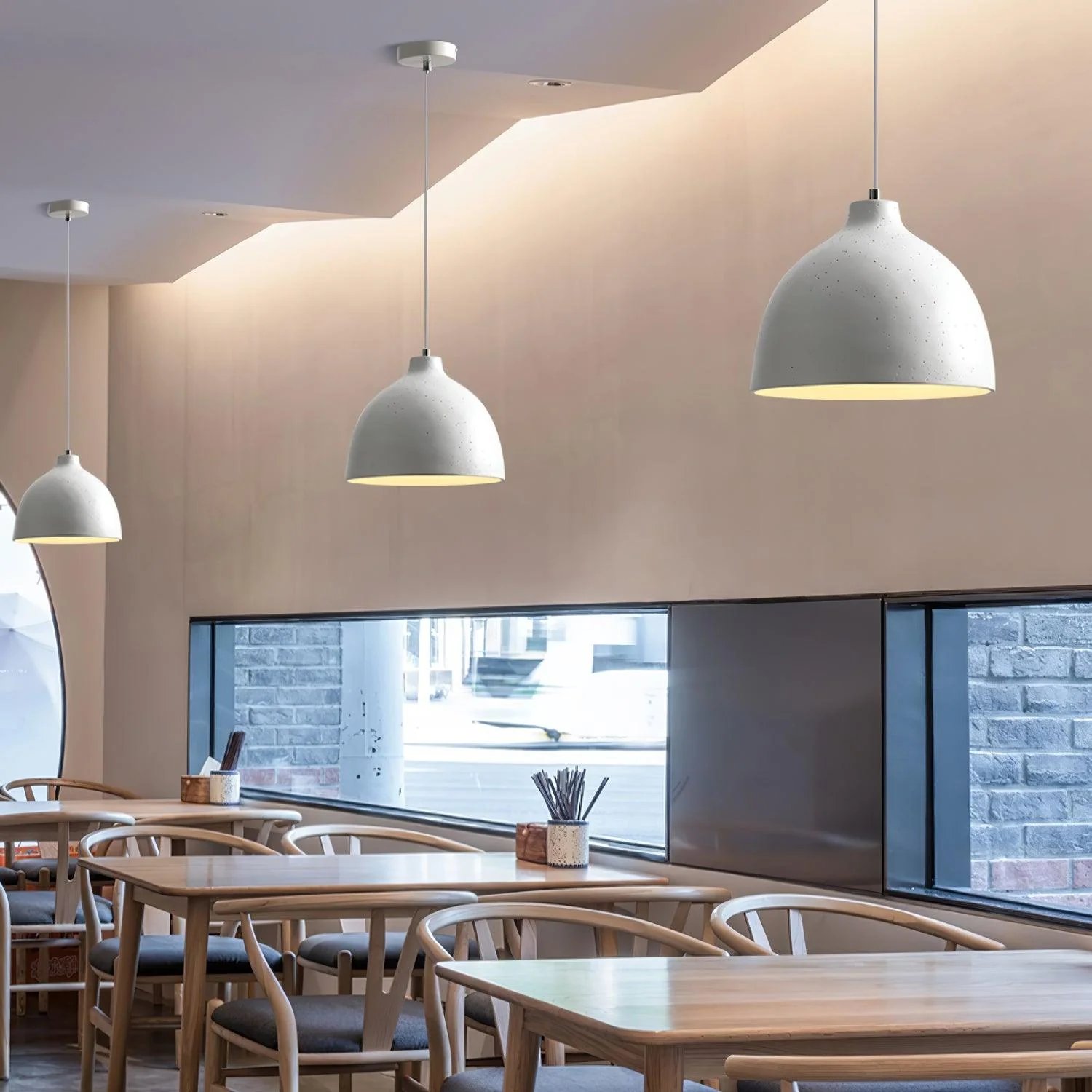 Resin Bowl Pendant Lamp - Image 48
