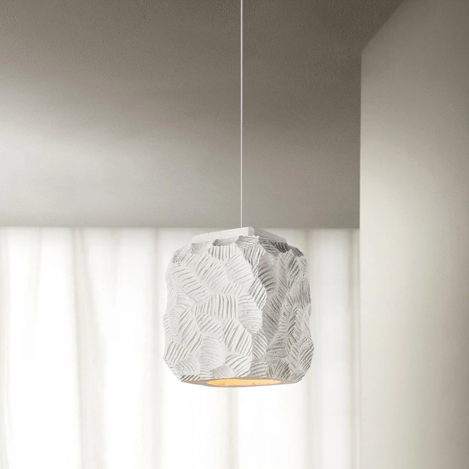 Resin Geometry Pendant Lamp - Image 10