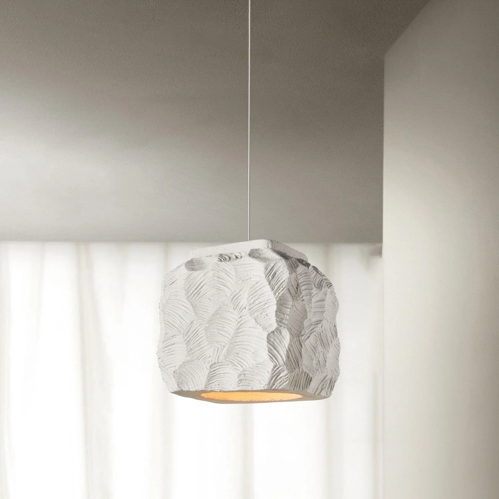 Resin Geometry Pendant Lamp - Image 11