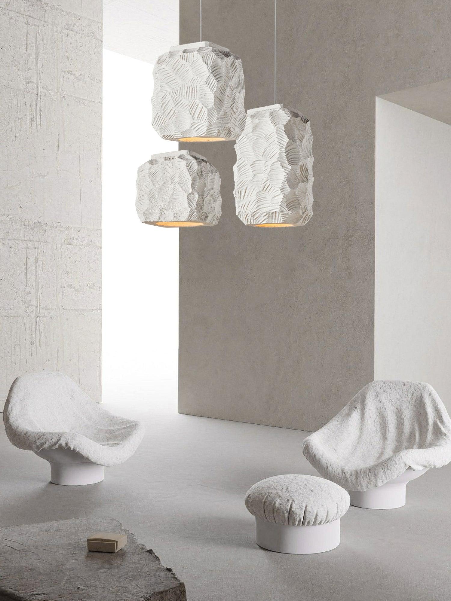 Resin Geometry Pendant Lamp - Image 12