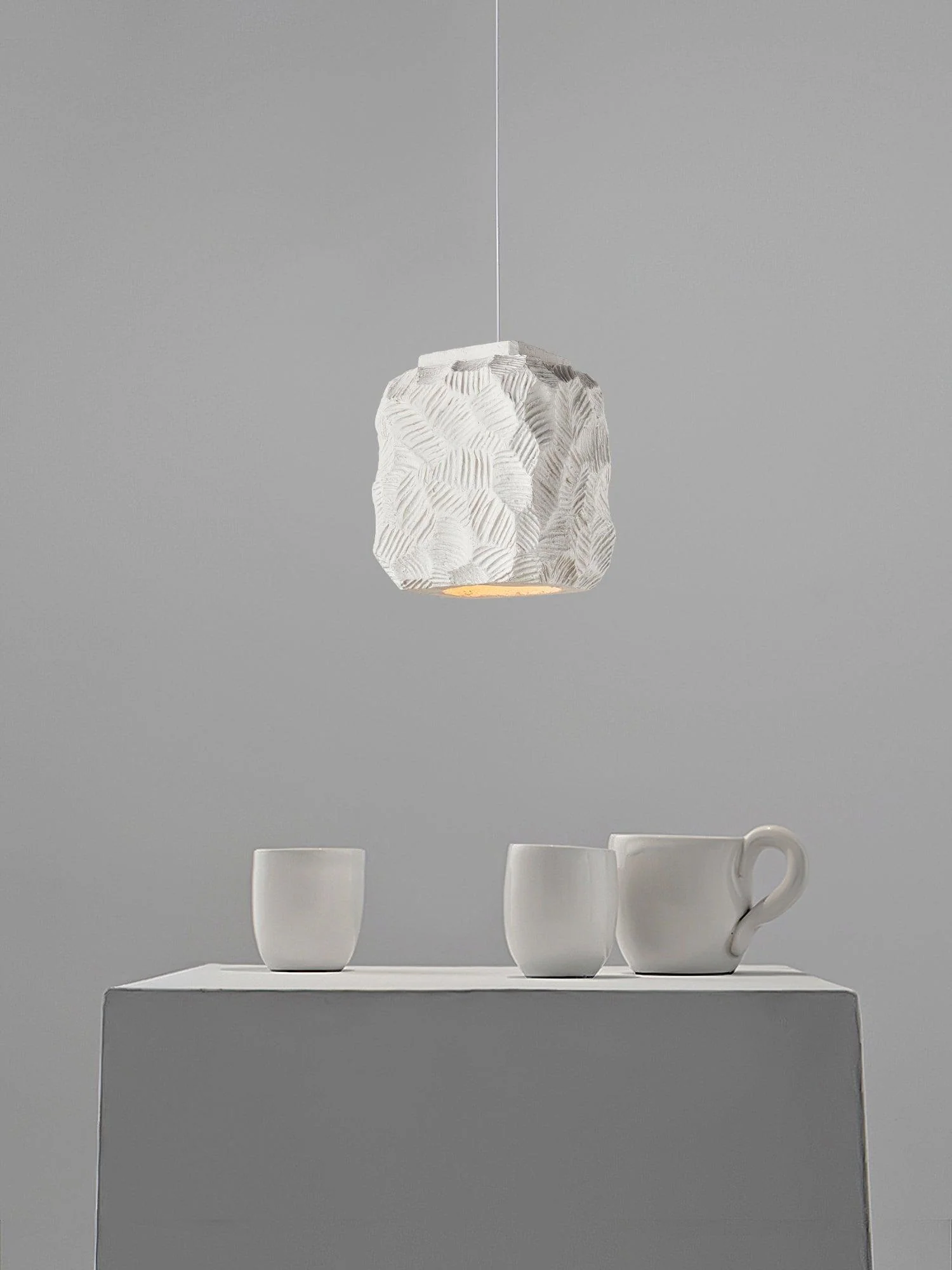 Resin Geometry Pendant Lamp - Image 14