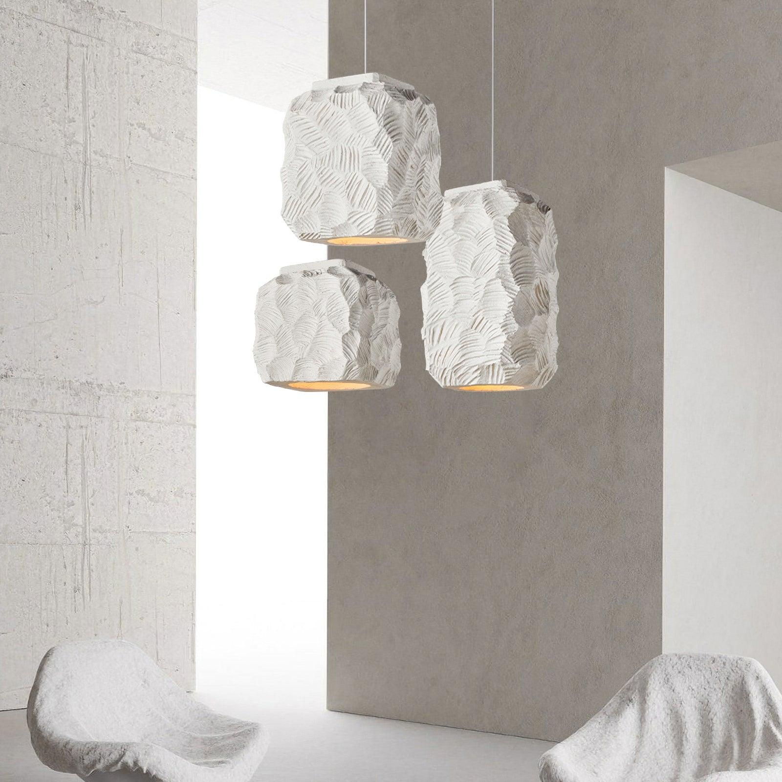 Resin Geometry Pendant Lamp - Image 3