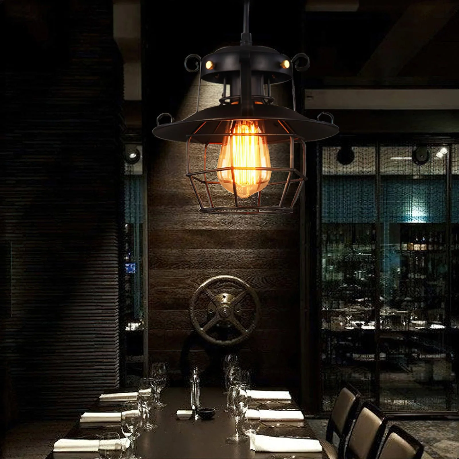 Retro Birdcage Pendant Light - Image 11