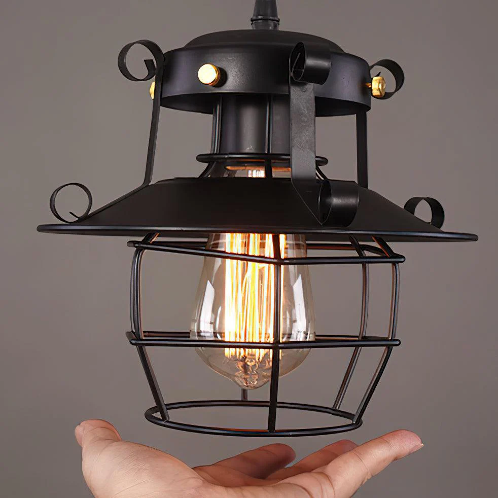 Retro Birdcage Pendant Light - Image 17