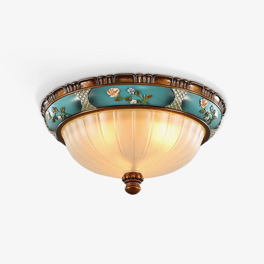Retro Floral Resin Recessed Ceiling Light - Image 20