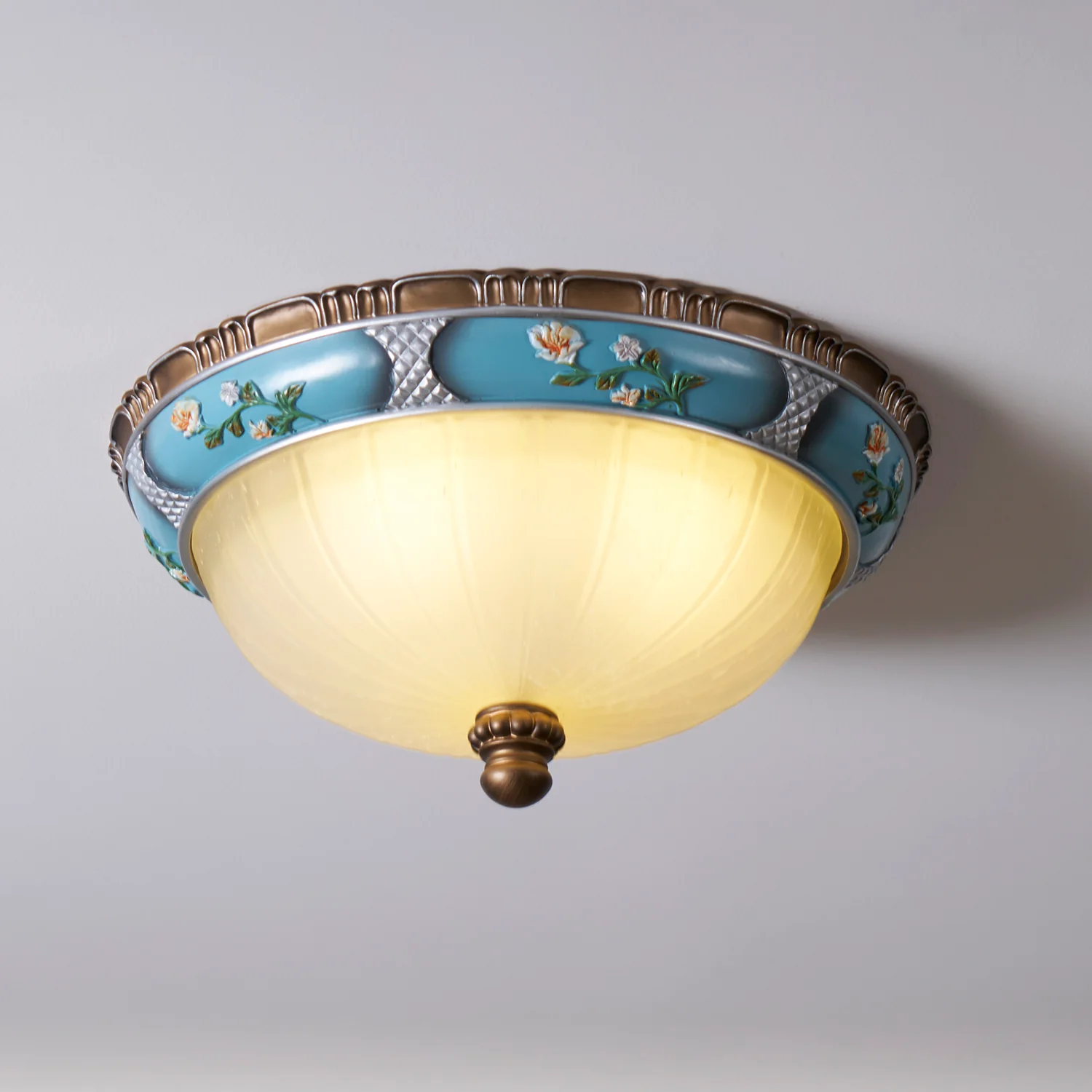 Retro Floral Resin Recessed Ceiling Light - Image 30