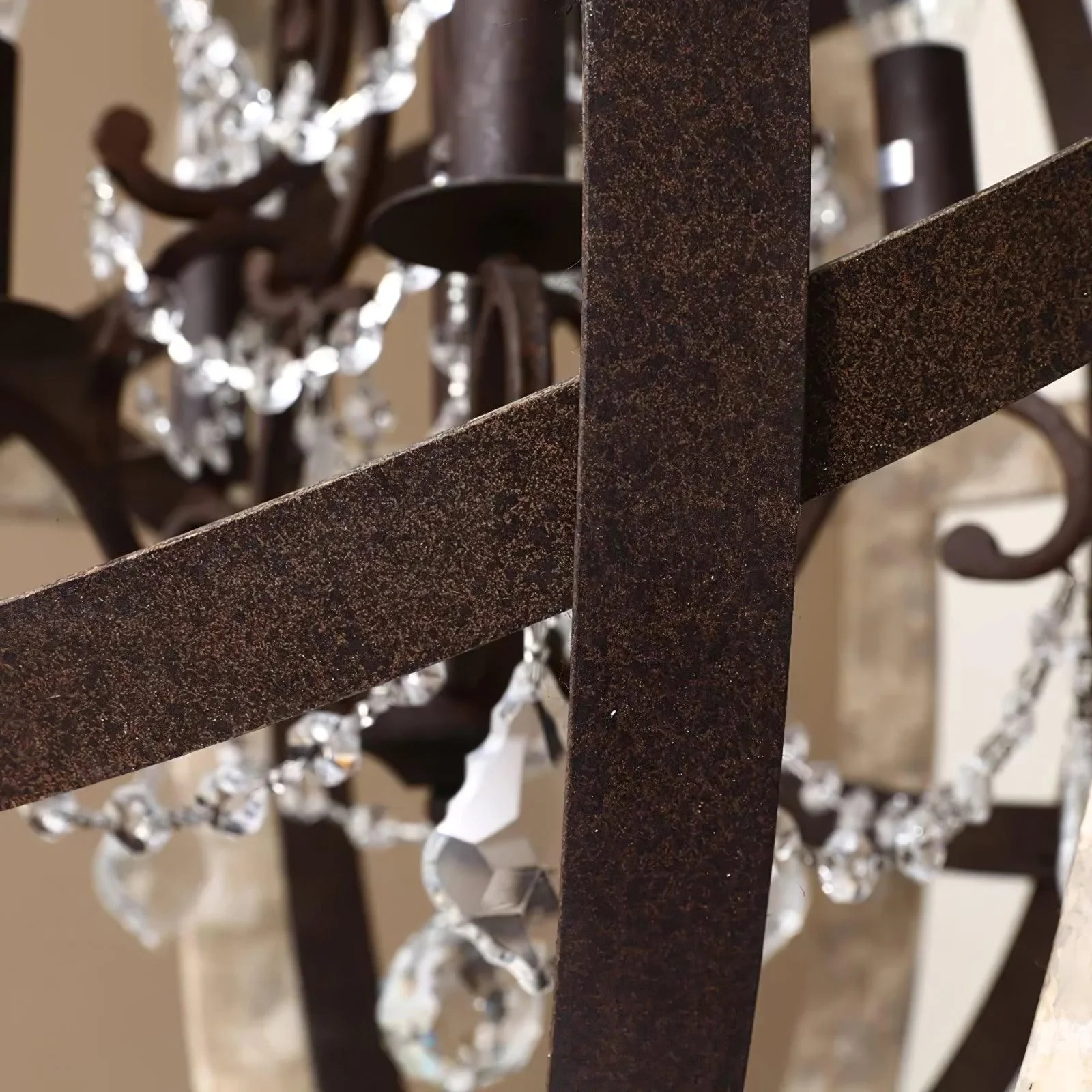 Retro Globe Weathered Chandelier - Image 22