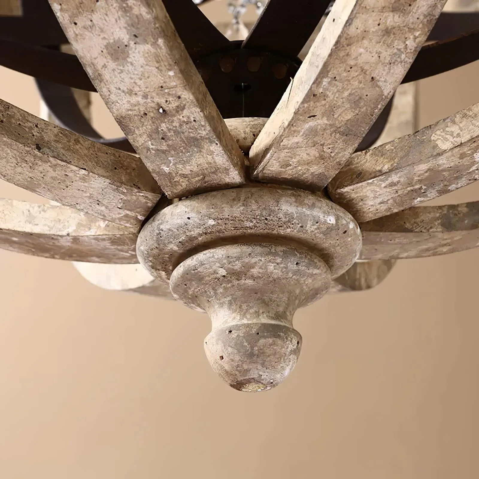 Retro Globe Weathered Chandelier - Image 24