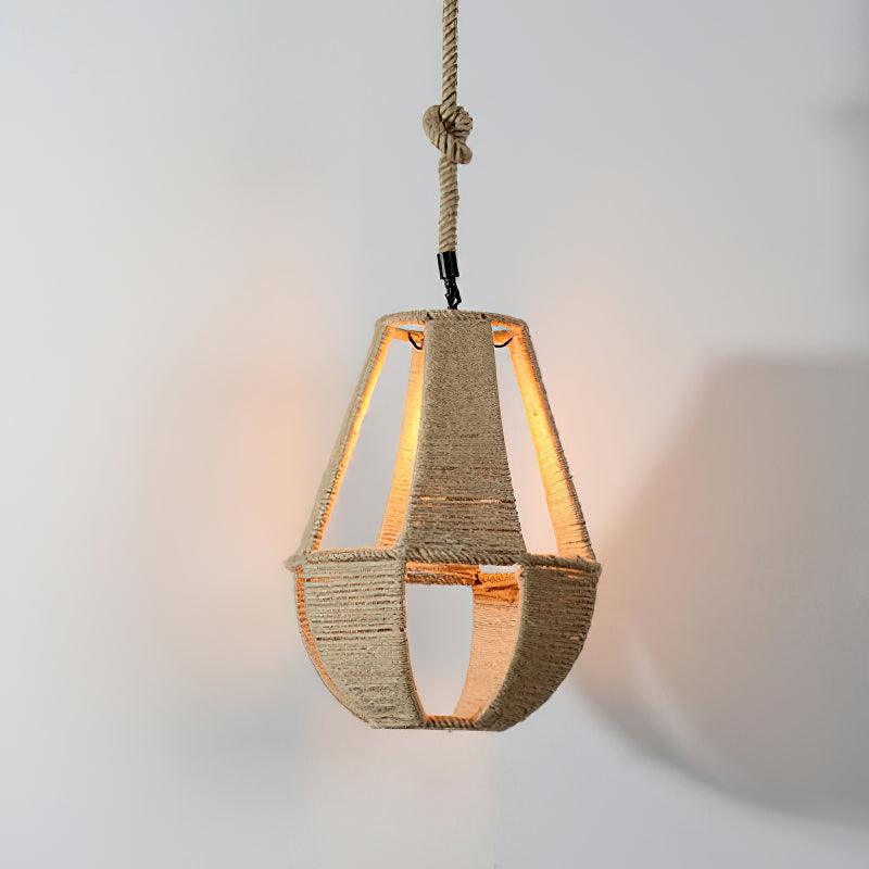 Retro Hemp Rope Interesting Pendant Light - Image 39