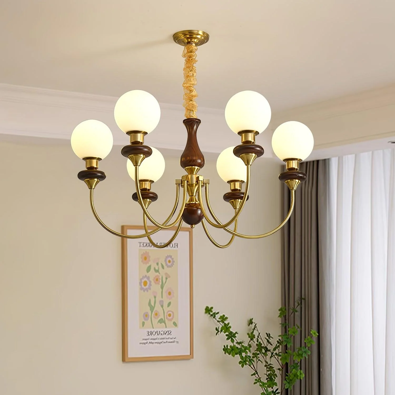 Retro Monique Chandelier - Image 2
