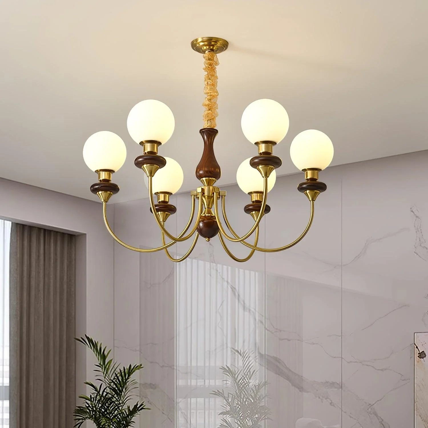 Retro Monique Chandelier - Image 3