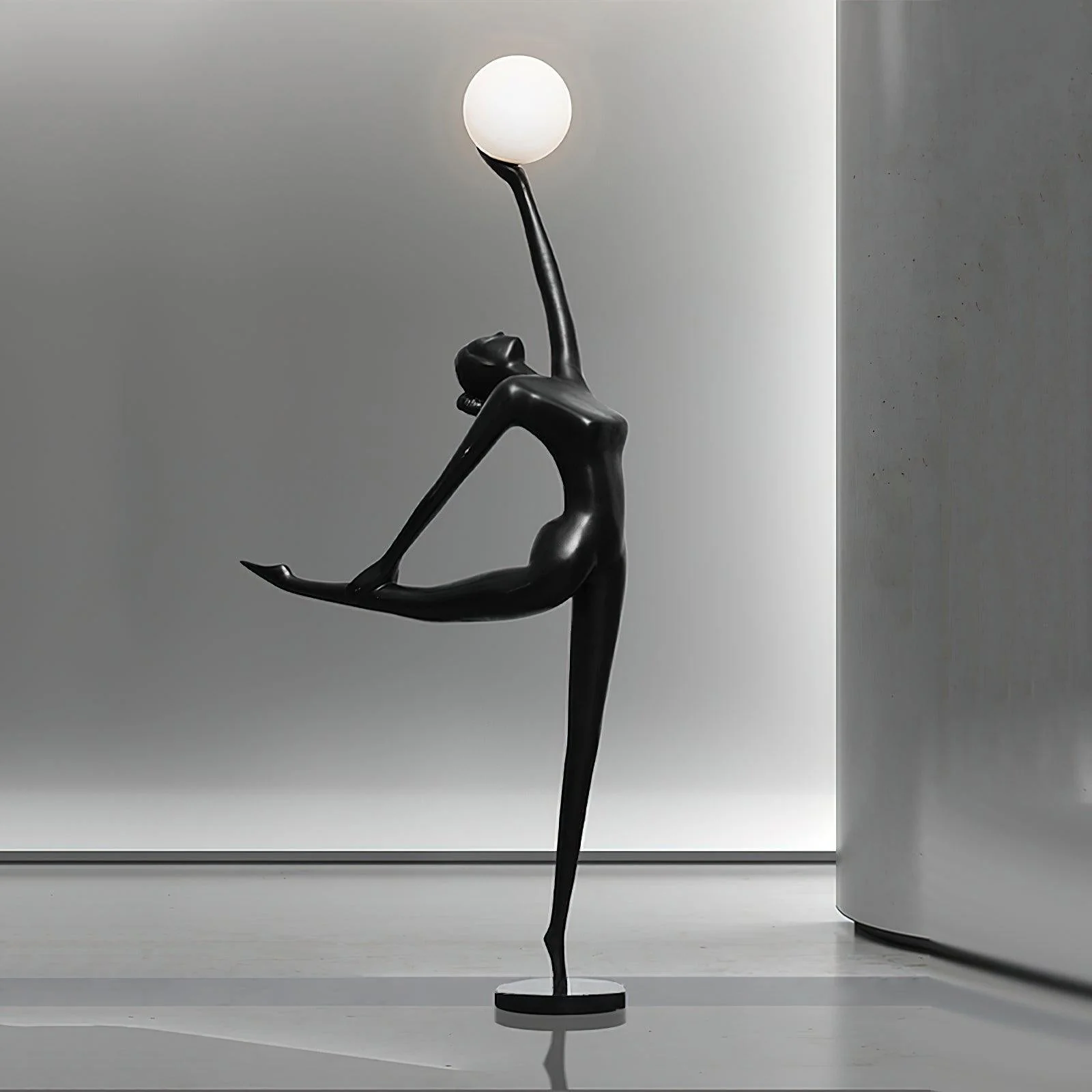 Rhythmic Gymnast Sculpture Floor Lamp - Image 15