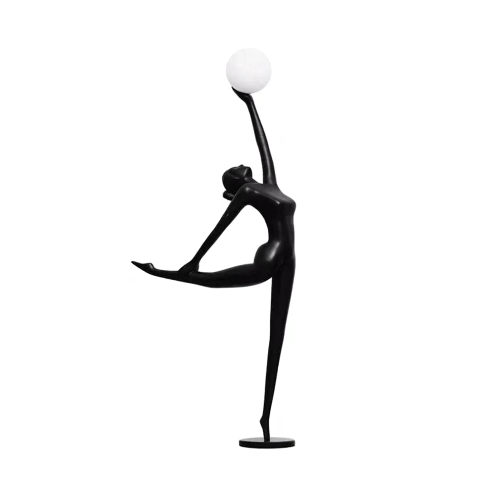 Rhythmic Gymnast Sculpture Floor Lamp - Image 21