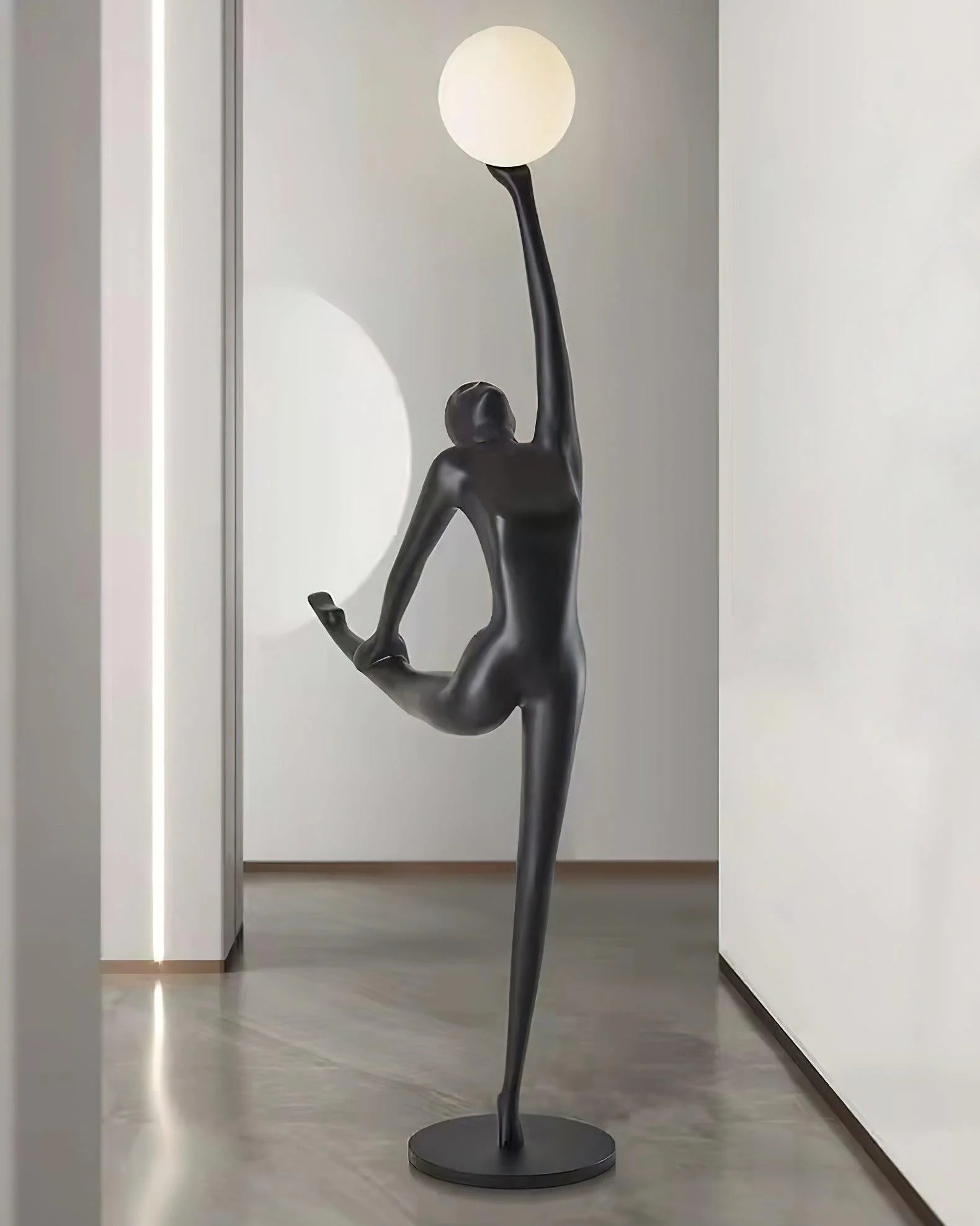 Rhythmic Gymnast Sculpture Floor Lamp - Image 29