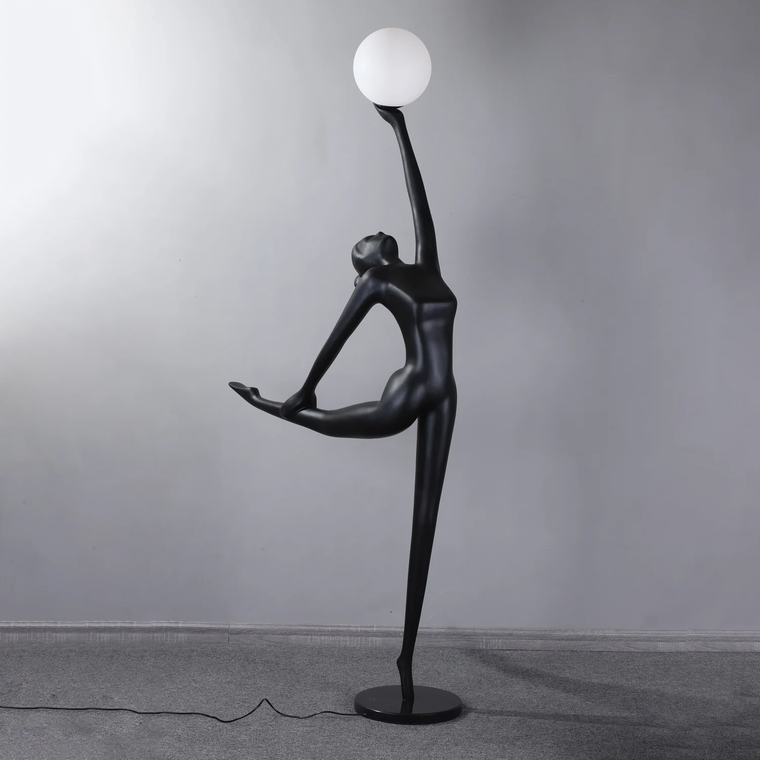 Rhythmic Gymnast Sculpture Floor Lamp - Image 33