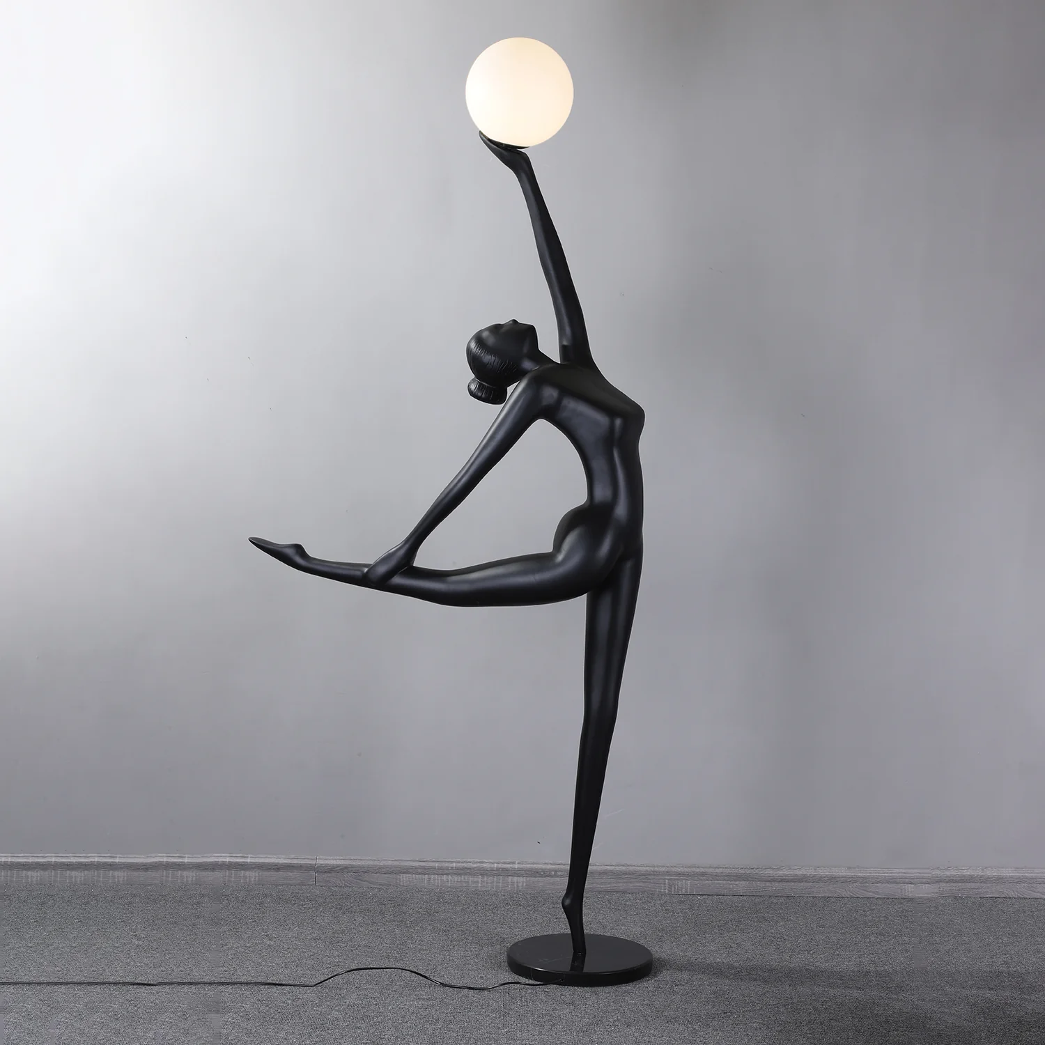 Rhythmic Gymnast Sculpture Floor Lamp - Image 6