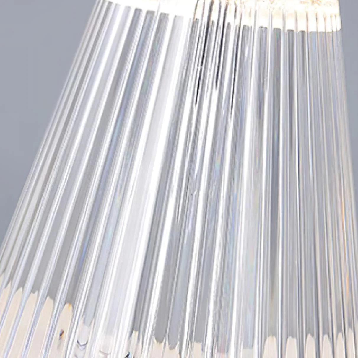 Ribbed Acrylic Built-in Battery Table Lamp - Image 16