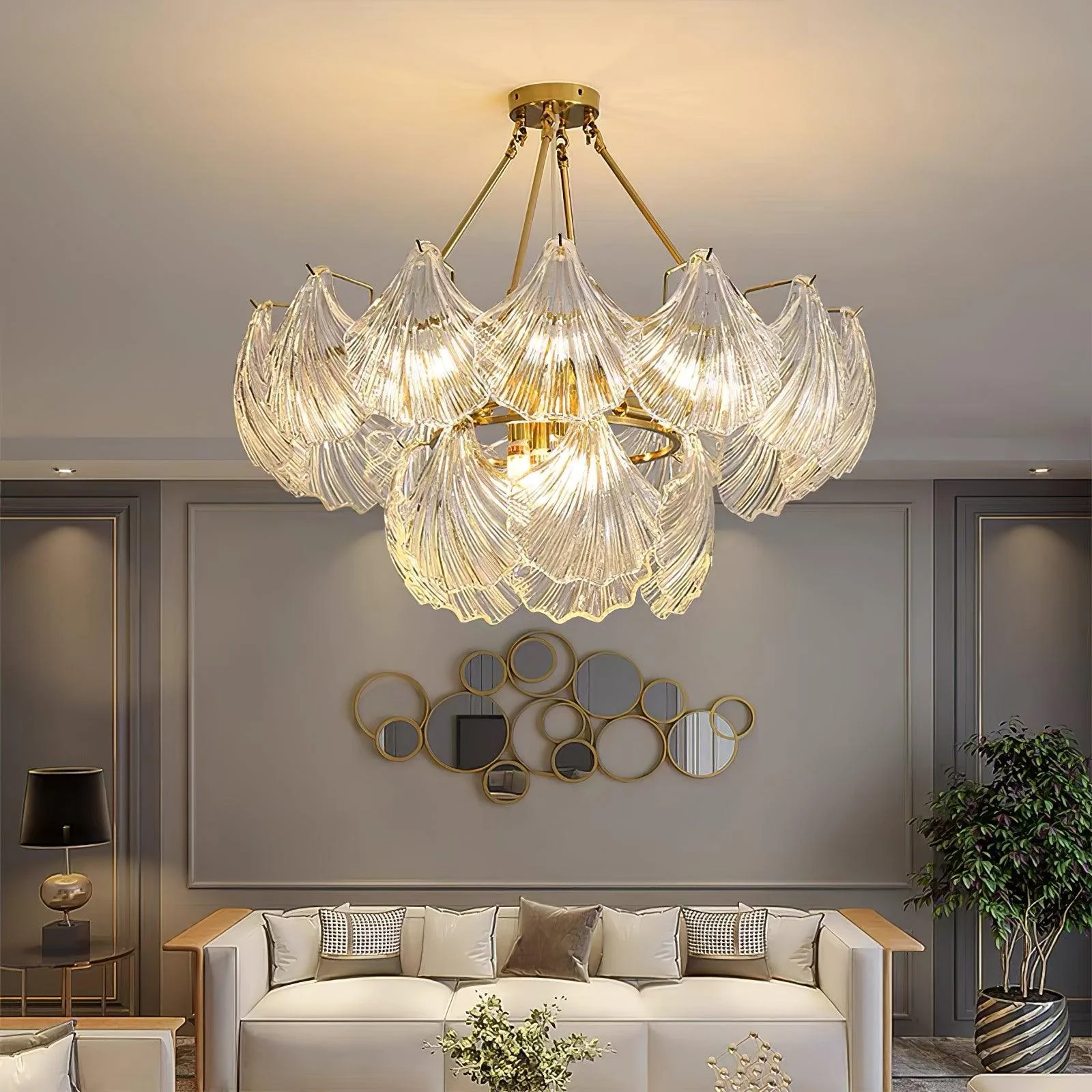 Ribbed Shell Ceiling light - Image 8